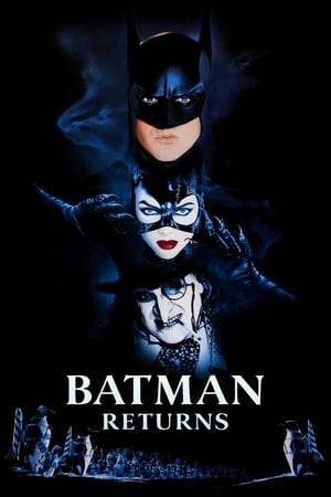 In the sewers of Gotham City and up to the rooftops of Gotham City, the Penguin (Danny DeVito) wants to know where he came from... Just as Catwoman (Michelle Pfeiffer) plans to kill Gotham's wealthy man, Max Shreck (Christopher Walken), but while trying to fight him, he... With millionaire Bruce Wayne (Michael Keaton), and both men had their own secrets. ..Bruce Wayne returns as Batman as he tries to stop the Penguin; ...Max helps the Penguin rob Gotham City, while Catwoman tries to help the Penguin, not knowing the goal of killing her man. Max has planned at Christmas time in Gotham City, where Christmas celebrations are being held under the siege of the Penguin Man and a group of mutants, and the man has to Bat saves the day