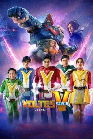 Voltes V: Legacy follows the story of three brothers, Steve, Big Bert, and Little Jon Armstrong, and their friends Jamie Robinson and Mark Gordon, as they fight the forces of humanoid aliens known as Boazanians who plans to invade the earth and launch their beast fighters all over the world.
