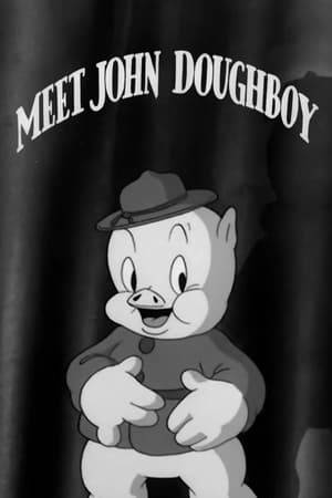 Porky introduces a newsreel of wartime spot gags, including a spoof of the RKO Pictures logo, and caricatures of Jack Benny and Rochester.