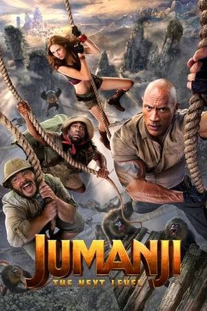 As the gang return to Jumanji to rescue one of their own, they discover that nothing is as they expect. The players will have to brave parts unknown and unexplored in order to escape the world’s most dangerous game.