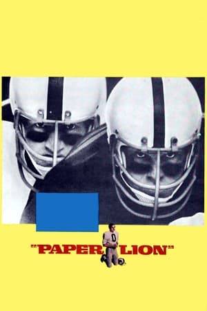 Sportswriter George Plimpton poses as a rookie quarterback for the Detroit Lions for a "Sports Illustrated" article.