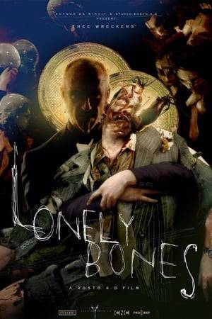 Nightmarish animation with a great soundtrack, about dreams and sacrifice. By well-known Dutch multitalented director Rosto. Made in France.  Rosto, one of the most extravagant and famous animators from the Netherlands, had to finance this film in France. Lonely Bones is a hallucinogenic film about dreams and making sacrifices. 'Hail! To all the souls-oh. Hiding on rotting floors. Little did they know that they would make today.' (Rosto) Screened before Frankenstein's Army.