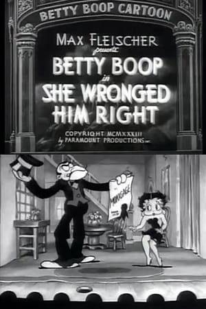 Betty Boop appears on stage with Freddie in an old-fashioned mortgage melodrama.