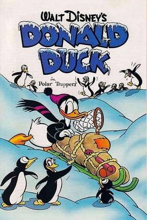 Donald and Goofy are trappers in the frozen south (Antarctica) with different approaches. Donald sees a penguin and dresses as one to lure her to the chopping block; Goofy baits a trap with fish (then acts like a walrus to capture one that steals his bait bucket).