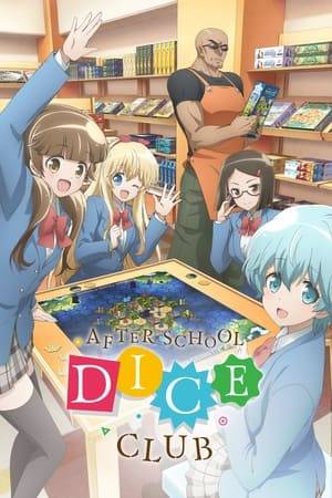 A story about girls playing board games after school!

Kyoto in Spring. Aya is a high school girl who's just moved to a new town. Miki is her shy classmate, and her first friend. One day after school Aya and Miki follow the committee president Midori to a speciality board games store. The Dice Club!! Without thinking they try out a German board game together.

These girls, who are searching for fun, soon fall into the exciting world of games!
