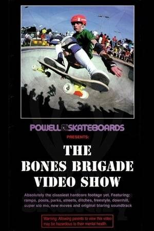 From 1979 to 1983, skateboarding went though its first “dark age”. Popularity plunged, and most skaters ditched the sport.  Then came the first of the famous Bones Brigade videos by Powell Peralta.  It was filmed at the beginning of the 1980's skateboard boom and intended to show new skaters what had been going on in the sport.  The Bones Brigade Video Show is definitely old school, and definitely rad. Packed with low riding &amp; sliding action, pink shirts, high shorts, and the top names in skateboarding at the time and even today. The soundtrack, filming, everything - this is one of the best.