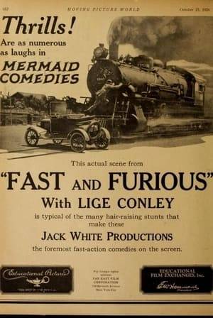 Lige Conley stars in "Fast and Furious" (1924), a fast-paced silent comedy. Conley's sidekick in this film, as with several in this series of "Mermaid" comedies Conley made for Educational and Jack White, is African-American character actor Spencer Bell. The chase in reel two lifts a number of gags from Buster Keaton films.