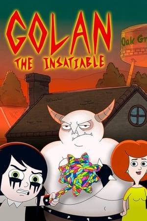 "Golan the Insatiable" is the story of a mighty godlord from an alternate universe who arrives in the small town of Oak Grove, where his only friend is a 10-year-old goth girl named DYLAN. Together they fight the boredom of suburban life. GOLAN is Dylan’s ideal playmate and constantly urges him to destroy and wreak havoc on the town that makes her so miserable.