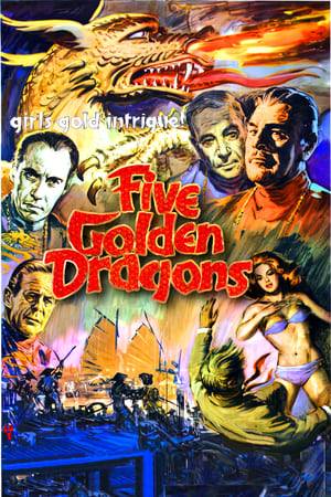 While travelling through Hong Kong, Bob Mitchell accidentally stumbles into the middle of criminal negotiations between a mean gang, the Five Golden Dragons and the local mobsters.