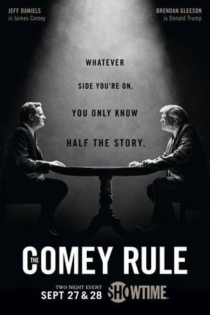 An immersive, behind-the-headlines account of the historically turbulent events surrounding the 2016 presidential election and its aftermath, which divided a nation. This two-part biopic tells the story of two powerful figures, Comey and Trump, whose strikingly different personalities, ethics and loyalties put them on a collision course.