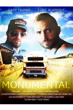 Two young men journey across the U.S.A to honor one's mother by spreading her ashes at monuments she always dreamed of visiting. Along the way they encounter interesting characters and dangerous situations that force them to question their own character and their life-long friendship. Marital strife, jail time, car chases, old secrets and a demolition derby all threaten to derail their trip and their lives.