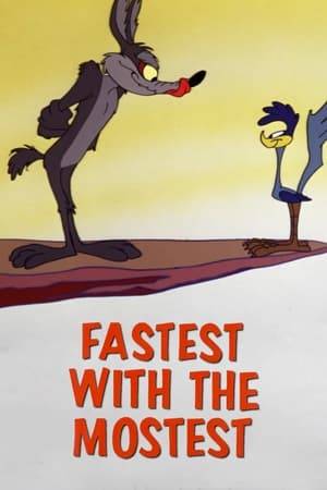 Wile E. Coyote tries to drop a rocket bomb on the Road Runner from a balloon but inflates himself instead.