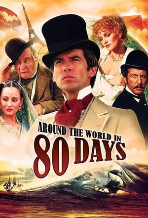 Around the World in 80 Days is a 1989 three-part television Eastmancolor miniseries originally broadcast on NBC. The production garnered three nominations for Emmy awards that year. The teleplay by John Gay is based on the Jules Verne novel of the same title.

Starring Pierce Brosnan as Phileas Fogg, Eric Idle as Passepartout, Julia Nickson as Princess Aouda, and Peter Ustinov as Detective Fix, the miniseries featured multiple cameo appearances, including Patrick Macnee, Simon Ward, and Christopher Lee as members of the Reform Club, and Robert Morley, who had a cameo in the 1956 film adaptation, and Roddy McDowall appear as officials of the Bank of England. Other familiar faces, credited as guest stars and in more substantial roles, include John Hillerman, Jack Klugman, Darren McGavin, Henry Gibson and John Mills.

The heroes travel a slightly different route than in the book, and the script makes several contemporary celebrities part of the story who were not mentioned in the book, such as Sarah Bernhardt, Louis Pasteur, Jesse James, Cornelius Vanderbilt and Queen Victoria.