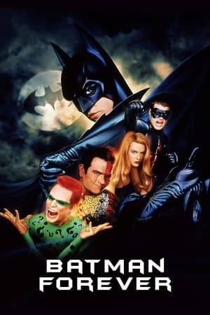 Batman must battle a disfigured district attorney and a disgruntled former employee with help from an amorous psychologist and a young circus acrobat.