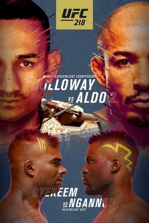 UFC 218: Holloway vs. Aldo 2 is a mixed martial arts event produced by the Ultimate Fighting Championship held on December 2, 2017 in Detroit, Michigan.