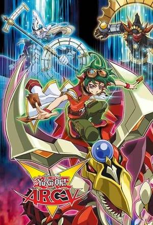 Swing into action with Yu-Gi-Oh! ARC-V!

Yuya Sakaki’s dream is to follow in his father’s footsteps and become the greatest “duel-tainer” in history – and he just might pull it off when he suddenly discovers Pendulum Summoning, a never-before-seen technique that lets him summon many monsters at once! But when countless rivals emerge to steal his spotlight, Yuya needs to gear up his game because dueling has evolved into a non-stop world of action!

In the all-new Action Duels, monsters literally come to life with advancements in holographic technology! Duelists no longer stand by and let their monsters battle for them on the playing field - they now ride their monsters as they race through real locations to take down their opponents with their Action Cards! From exotic castles to dense jungles, Yuya and his friends better prepare for any possibility because there’s no telling where the next battle will be!

Yu-Gi-Oh! ARC-V: Where dueling gets REAL!