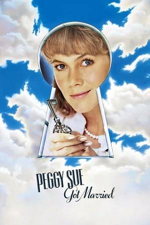 Peggy Sue faints at a high school reunion. When she wakes up she finds herself in her own past, just before she finished school.