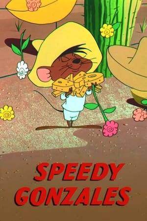 Speedy comes to the aid of a group of mice trying to get the cheese from a factory guarded by Sylvester.