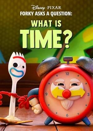 Rex uses the age of dinosaurs as an example to give Forky an understanding of the concept of time.