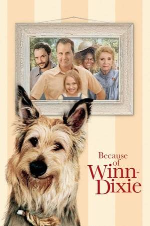 A girl, abandoned by her mother when she was three, moves to a small town in Florida with her father. There, she adopts an orphaned dog she names Winn-Dixie. The bond between the girl and her special companion brings together the people in a small Florida town and heals her own troubled relationship with her father.