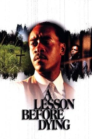 In the 1940s South, an African-American man is wrongly accused of the killing a a white store owner. In his defense, his white attorney equates him with a lowly hog, to indicate that he didn't have the sense to know what he was doing. Nevertheless convicted, he is sentenced to die, but his godmother and the aunt of the local schoolteacher convince school teacher go to the convicted man's cell each day to try to reaffirm to him that he is not an animal but a man with dignity.