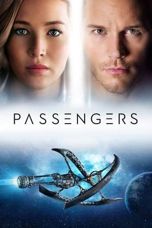 A spacecraft traveling to a distant colony planet and transporting thousands of people has a malfunction in its sleep chambers. As a result, two passengers are awakened 90 years early.