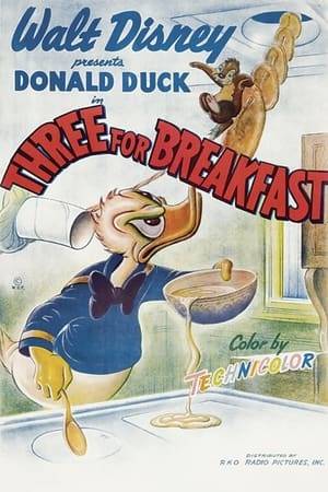 Donald Duck gets into a lot of trouble while he's cooking pancakes for breakfast - Chip and Dale are up to their mischief. Donald tries a number of plans to get rid of them, but they repeatedly foil Donald's plans.
