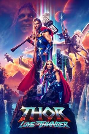 After his retirement is interrupted by Gorr the God Butcher, a galactic killer who seeks the extinction of the gods, Thor Odinson enlists the help of King Valkyrie, Korg, and ex-girlfriend Jane Foster, who now wields Mjolnir as the Mighty Thor. Together they embark upon a harrowing cosmic adventure to uncover the mystery of the God Butcher’s vengeance and stop him before it’s too late.