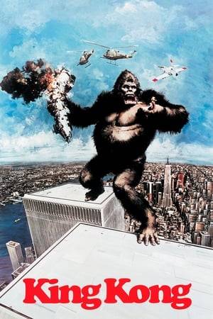 An oil company expedition disturbs the peace of a giant ape and brings him back to New York to exploit him.