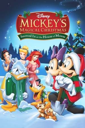 When a huge snowstorm leaves everyone stranded, Mickey and all of his guests at the House of Mouse, including Pooh, Belle, Snow White, Cinderella, Ariel and many more of his old and new friends, break out the cookies and hot chocolate to help Donald mend his tattered Christmas spirit.