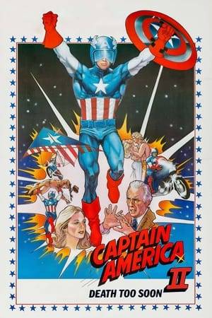 Crimefighting Captain America rights more wrongs by doing battle with a fanatical terrorist who uses his deadly drug that causes accelerated aging to finance his world revolution.