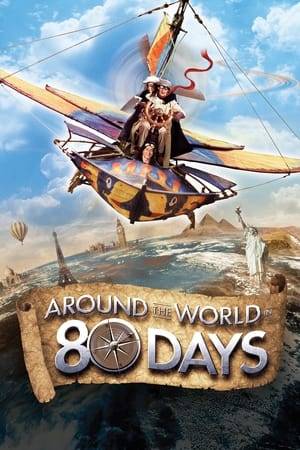 A bet pits a British inventor, a Chinese thief and a French artist on a worldwide adventure that they can circle the globe in 80 days.