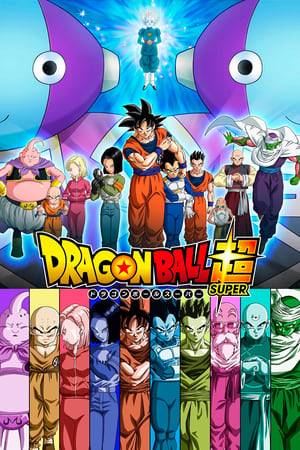 With Majin Boo defeated half-a-year prior, peace returns to Earth, where Son Goku (now a radish farmer) and his friends now live peaceful lives. However, a new threat appears in the form of Beerus, the God of Destruction. Considered the most terrifying being in the entire universe, Beerus is eager to fight the legendary warrior seen in a prophecy foretold decades ago known as the Super Saiyan God. The series retells the events from the two Dragon Ball Z films, Battle of Gods and Resurrection 'F' before proceeding to an original story about the exploration of alternate universes.