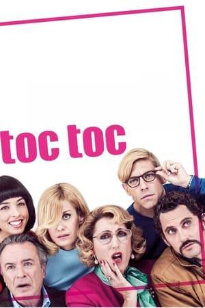 Toc Toc follows the adventures and misadventures of a group of patients with OCD dated at the same time.