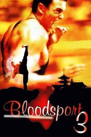 Bloodsport III brings us back to the world of Alex Cardo. This time he must battle in a fight to end all fights - The Kumite, the most vicious warrior alive - Beast. He must not only battle for his own honor, but also avenge the death of Sun, his mentor, teacher, and spiritual "father", when Sun is spitefully killed by crime boss Duvalier. In order to defeat Beast, destroy Duvalier, and avenge Sun's death, Alex turns to Leung to whom he was indebted in Bloodsport II. Leung directs him to the great shaman, Makato "the Judge", to whom Alex must turn for guidance. The judge teaches him to fully channel the energy in his mind and body in order to rout the Beast in the Kumite...