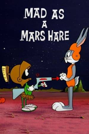 Marvin the Martian is monitoring through his telescope a rocket launch on Earth. The rocket heads straight for him and lands on Mars. The only occupant is Bugs Bunny, lured into Cape Canaveral by a carrot and sent to Mars as an expendable "astro-rabbit". Bugs is to claim Mars in the name of the Earth, but Marvin won't allow an Earth creature to contaminate his atmosphere. He trains a time-projector gun on Bugs and reverts the bunny to a Neanderthal Rabbit, who crushes Marvin with one hand.