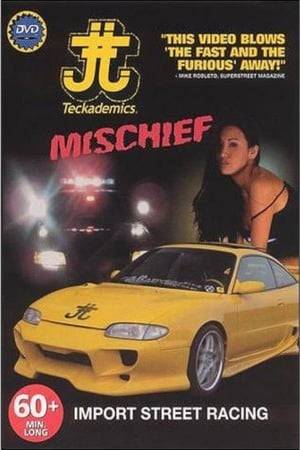 Teckademics, the import tuning company, brings you “Mischief”, a fifty minute feature packed with illegal street racing, out-running cops, hot chicks, crazy skits, auto abuse, tight imports, fast euros, running barricades, raiding the 2002 Detroit Auto Show, secret bonus footage and a fast paced punk/metal/DJ mix soundtrack. “Mischief” was shot on location, documenting street racing scenes in D.C., San Diego, Philly and more. “Mischief” is the real deal and shows what is really happening in the fast-growing underground import culture. Bonus Material: 2002 Accord Abuse, Audi S4 Top Speed Run, Wild Bikini Contest, Lambo & Supra Drag race.