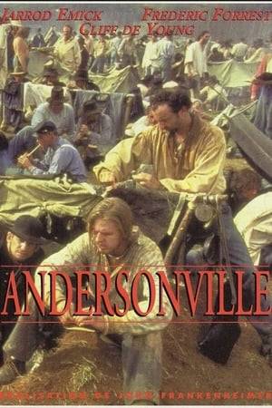 This lengthy docudrama records the harrowing conditions at the Confederacy's most notorious prisoner-of-war camp. The drama unfolds through the eyes of a company of Union soldiers captured at the Battle of Cold Harbor, VA, in June 1864, and shipped to the camp in southern Georgia. A private, Josiah Day, and his sergeant  try to hold their company together in the face of squalid living conditions, inhumane punishments, and a gang of predatory fellow prisoners called the Raiders.