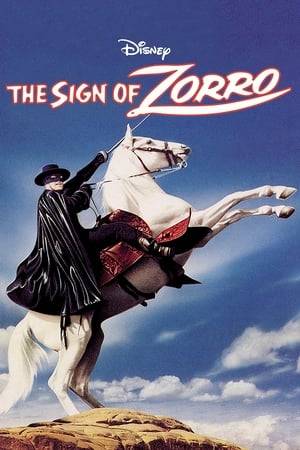 In this film, edited from eight episodes of Disney's hit TV series, Don Diego returns home to find his town under the heel of a cruel dictator, Capitan Monastario. Diego dons the mask of Zorro to fight the evil commandant's tyranny, and, with the help of his mute servant Bernardo, free the pueblo from his oppression.