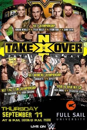 NXT Takeover: Fatal 4-Way took place on September 11, 2014. WWE had also advertised for KENTA's debut at the event. KENTA changed his name to Hideo Itami during his debut.