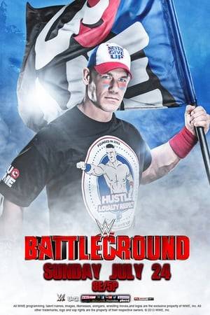 Battleground (2016) is an upcoming professional wrestling pay-per-view (PPV) event and WWE Network event produced by WWE. It will take place on July 24, 2016 at the Verizon Center in Washington, D.C. It will be the fourth event under the Battleground chronology.