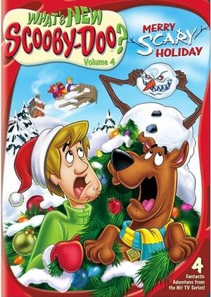 A perfect ski vacation heads downhill in Winter Hollow, where any mention of Christmas unleashes the feared Headless Snowman. It's "A Scooby Doo Christmas" when Scooby-Doo and crew set out to melt the ferocious Frosty and save the holiday. It's no fun in "Toy Scary Boo" when all the toys in Happy Toyland start coming alive and wreaking havoc. In "Homeward Hound," a fiercely fanged cat creature petrifies the competing pooches at a dog show, including the visiting Scooby-Doo! Finally, Shaggy and Scooby-Doo's wildest dreams come true when they win a tour of Munchville, home of Scooby Snax dough and it spells out a "Recipe for Disaster."