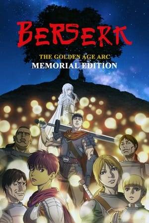 The lone mercenary Guts travels a land where a century-old war is raging. His ferocity and skill in battle attract the attention of Griffith, the leader of a group of mercenaries called the Band of the Hawk. Guts becomes Griffith’s closest ally and confidant, but despite all their victories, Guts begins to question why he fights for another man’s dream of ruling his own kingdom. Unknown to Guts, Griffith’s unyielding ambition is about to bestow a horrible fate on them both.