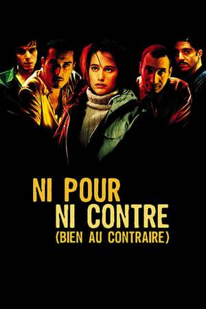 "Ni Pour, Ni Contre" tracks the fall of a young TV camerawoman, Caty, after she becomes involved with a group of petty criminals and their enigmatic leader, Jean. The gang lives hand-to-mouth until the day Jean plans a daring bank robbery. Although other gang members feel out of their league, Jean persuades them to take part and Caty finds herself in a hellish world of betrayal, violence and murder.