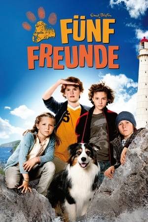 The film recounts the adventures of Julian, Dick, Anne, George and Timmy the dog on their first holiday together at the seaside. In an old smugglers' cave, the children happen to overhear a radio message that refers to the abduction of George’s father Quentin. The professor has set up a laboratory on Kirrin Island where he’s doing research on a new energy generation method. Someone has obviously taken great interest in the valuable research results. But neither the police nor George’s mother Fanny believe the children. They are now on their own and discover a conspiracy that almost takes their breath away.