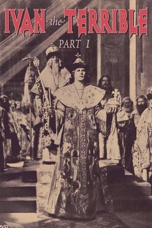 Set during the early part of his reign, Ivan faces betrayal from the aristocracy and even his closest friends as he seeks to unite the Russian people.  Sergei Eisenstein's final film, this is the first part of a three-part biopic of Tsar Ivan IV of  Russia, which was never completed due to the producer's dissatisfaction with Eisenstein's attempts to use forbidden experimental filming techniques and excessive cost overruns.  The second part was completed but not released for a decade after Eisenstein's death and a change of heart in the USSR government toward his work; the third part was only in its earliest stage of filming when shooting was stopped altogether.