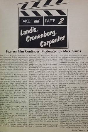 Mick Garris hosts this look at horror films with John Carpenter, John Landis and David Cronenberg all discussing their favorite scare films as well as what they think makes them work.