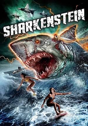 In the final days of World War II, a secret experiment to weaponize sharks is shut down and destroyed by the Third Reich. But now, 60 years later, a small ocean town is plagued by a bloodthirsty, mysterious creature, one built and reanimated using parts of the greatest killers to ever inhabit the sea – the Sharkenstein monster!