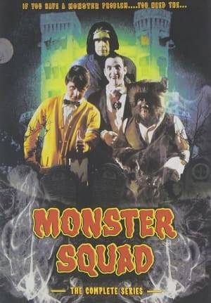 Monster Squad is a television series that aired Saturday mornings on NBC from 1976-1977 that is unrelated to the later movie of the same name.

The series stars Fred Grandy as Walt, a criminology student working as a night watchman at "Fred's Wax Museum". To pass the time, Walt built a prototype "Crime Computer" hidden in a large stone sarcophagus near an exhibit of legendary monsters. When Walt plugged in his computer, "oscillating vibrations" brought to life the wax statues of Dracula, the Wolfman who here was named "Bruce W. Wolf", and Frankenstein's Monster who was referred to as "Frank N. Stein" in the credits.

The monsters, wanting to make up for the misdeeds of their pasts, became superhero crimefighters who used their unique abilities to challenge and defeat various supervillains. In most episodes, Walt would send the monsters out to investigate crimes and fight the villains while monitoring the activities from the wax museum via the Crime Computer, presumably because his job required him to be at the wax museum at all times. However, Walt would sometimes join the climactic battle with his comrades in some episodes and come to the rescue when needed.