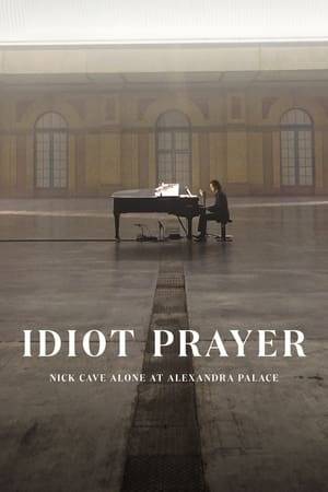 Nick Cave performs solo at the piano in Idiot Prayer: Nick Cave Alone at Alexandra Palace, a film shot at the iconic London venue in June 2020.